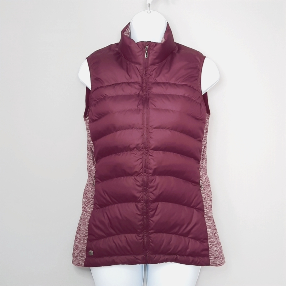 Women's Burgundy Puffer Vest